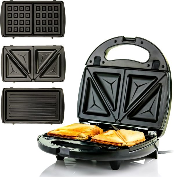 OVENTE Electric Panini Press Sandwich Maker, 1500W Indoor Grill with Non-Stick Coated Plates, Temperature Control & Removable Drip Tray, Opens 180 Degrees to Fit Any Type/Size of Food, Silver GP1861BR - Image 33