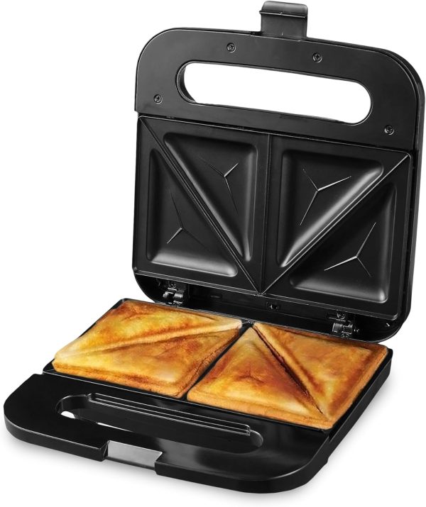 OVENTE Electric Panini Press Sandwich Maker, 1500W Indoor Grill with Non-Stick Coated Plates, Temperature Control & Removable Drip Tray, Opens 180 Degrees to Fit Any Type/Size of Food, Silver GP1861BR - Image 66